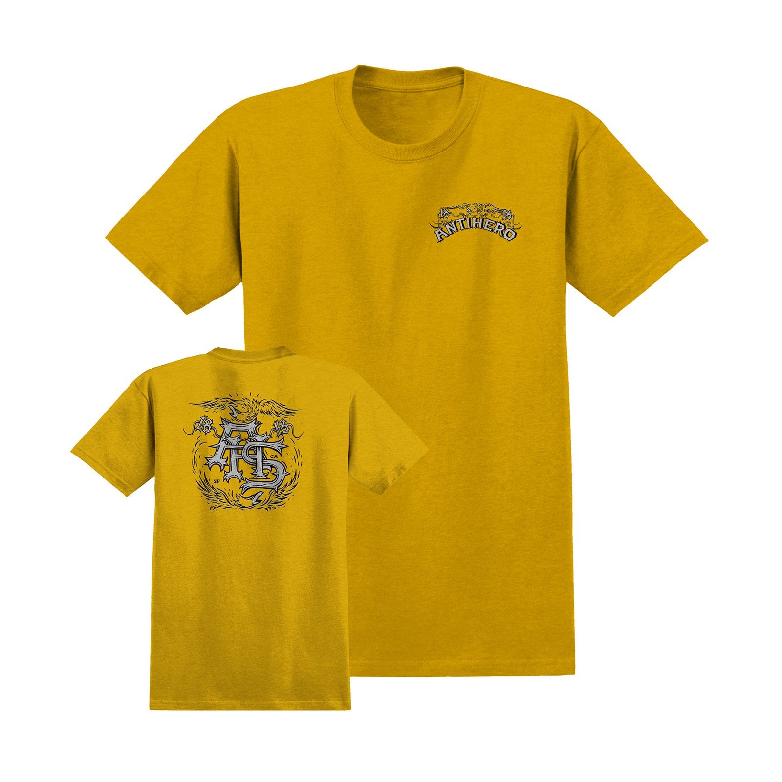 Antihero T-shirt Customs SS Heather Mustard