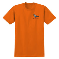T-shirt Antihero OG Pigeon orange avec sérigraphie du pigeon sur la poitrine
