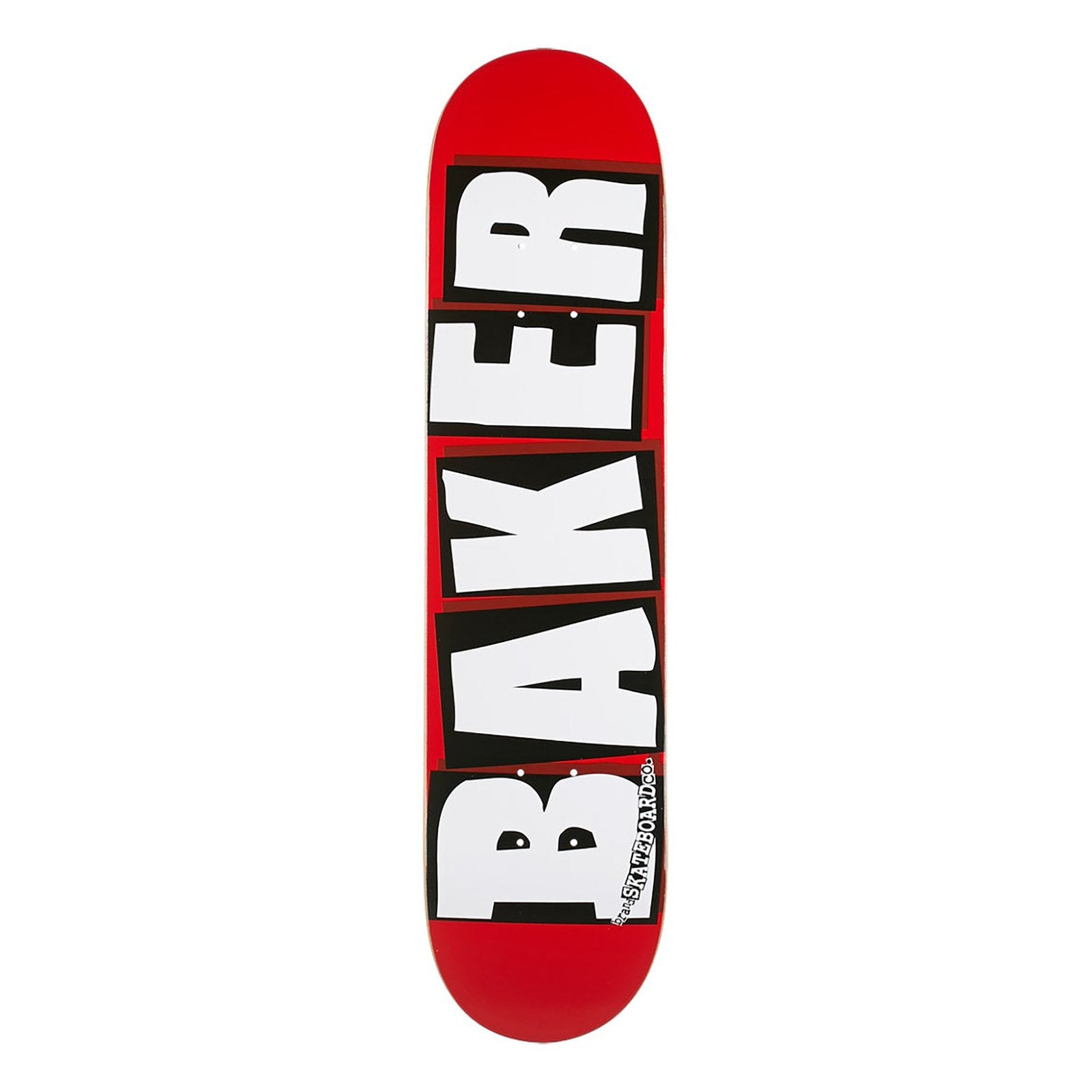 Baker Deck Brand Logo White 8.125 x 31.25