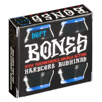 Jeu de gommes Bones Bushings Soft Black 81A pour trucks de skateboard