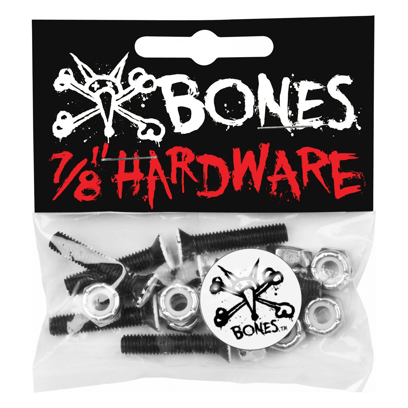 Bones Visserie (jeu de 8 Vis) Vato 0.875 Pouce
