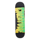 Deck Creature Logo Outline Stumps 8.25", logo contour vert deux tons sur fond noir
