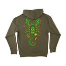 Creature Sweat Deadly Sands Zip Hood Army L