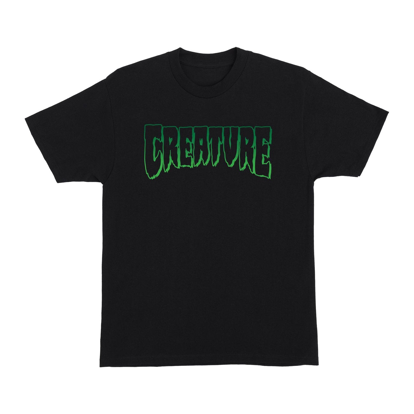 Creature T-shirt Logo Outline SS Black M