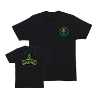 T-shirt noir Creature Possessed manches courtes avec artwork imprimé