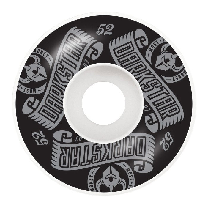 Darkstar Wheels (jeu de 4) 52mm Arcs Silver 101A