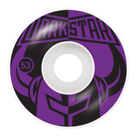 Jeu de 4 roues de skate Darkstar Divide 53 mm 101A coloris purple