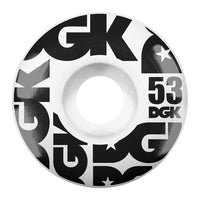 Jeu de 4 roues de skateboard DGK Street Formula 53 mm 101A