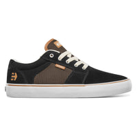 Chaussure de skate Etnies Barge LS basse, coloris noir et marron