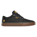 Chaussure de skate Etnies Barge LS coloris noir avec semelle gomme, vue de profil