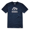 T-shirt Etnies Icon E SS coloris navy avec logo gris
