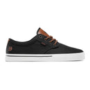 Chaussure de skate Etnies Jameson 2 ECO coloris navy, tan et blanc, vue de profil