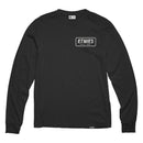 T-shirt manches longues Etnies Quality Control noir avec logo blanc dans le dos