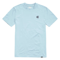 T-shirt Etnies Team Embroidery SS coloris Light Blue avec logo brodé sur la poitrine