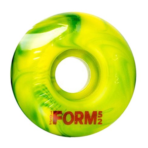 Form Wheels (jeu de 4) Swirl Rasta 52mm 101A