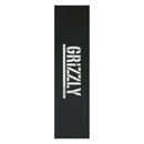 Grizzly Grip Plaque Stamp Print White 9 x 33