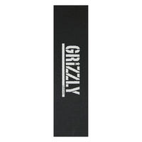 Grizzly Grip Plaque Stamp Print White 9 x 33