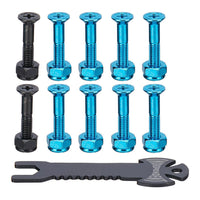 Jeu de visserie Independent Phillips 1" bleu et noir avec outil de montage