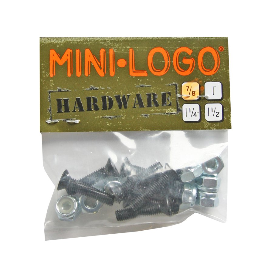 Mini Logo Visserie (jeu de 8 Vis) Cruciforme 0.875 Pouce