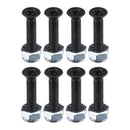 Mini Logo Visserie (jeu de 8 Vis) Cruciforme 0.875 Pouce