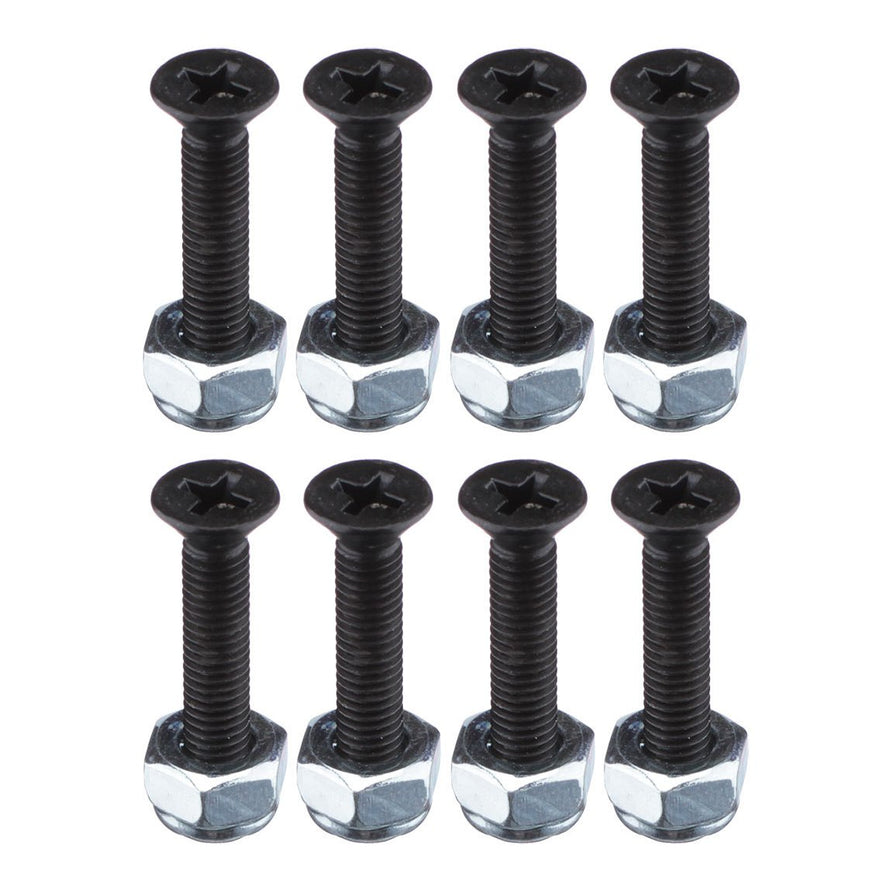Mini Logo Visserie (jeu de 8 Vis) Cruciforme 0.875 Pouce