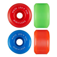 Jeu de 4 roues de skate Mini Logo A-cut II 53mm 101A coloris assortis