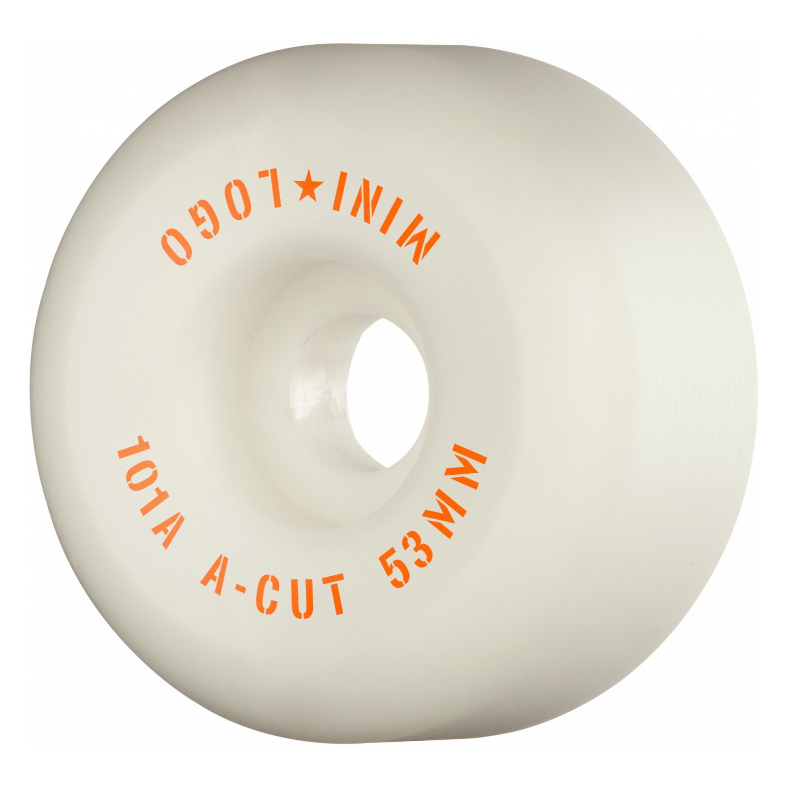 Mini Logo Wheels (jeu de 4) 53mm A-cut Ii 101A White