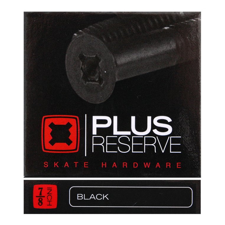 Plus Reserve Visserie (jeu de 8) 0.875 Pouce Black