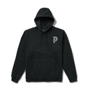 Sweat à capuche Primitive Exist Hood noir avec artwork sérigraphié, taille L