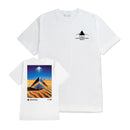 T-shirt Primitive Agency blanc manches courtes avec graphisme sérigraphié, taille L