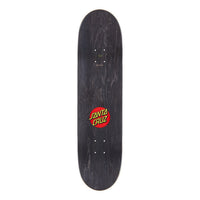 Plateau de skate Santa Cruz Classic Dot 8.25" avec graphisme point sur fond noir