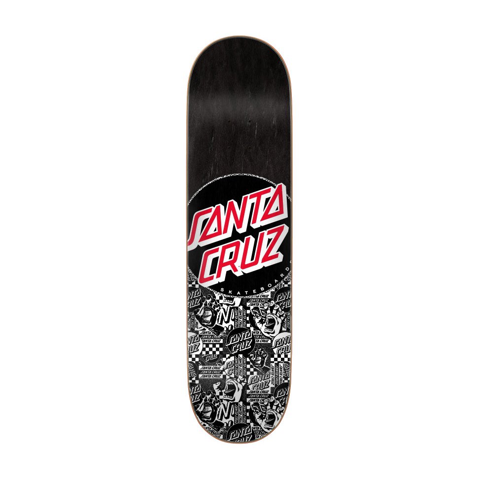 Santa Cruz Deck Flier Collage Dot 8.125 x 31.7