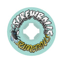 Jeu de 4 roues de skate Slime Balls Screw Balls 53mm 99A vertes