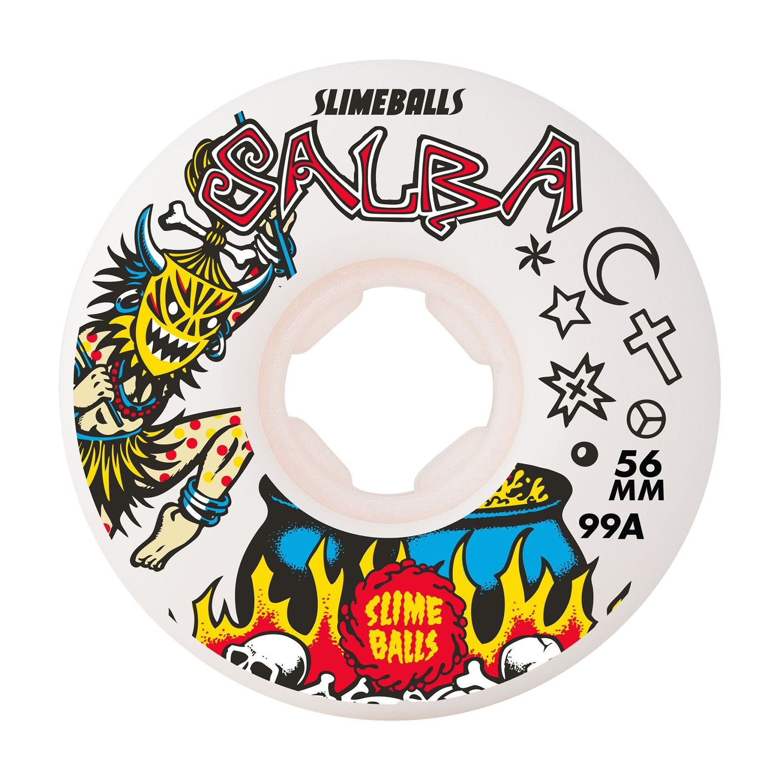 Slime Balls Wheels (jeu de 4) 56mm Salba Witchdoctor 99A
