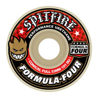 Jeu de 4 roues Spitfire Formula Four 53mm 101D Conical Full