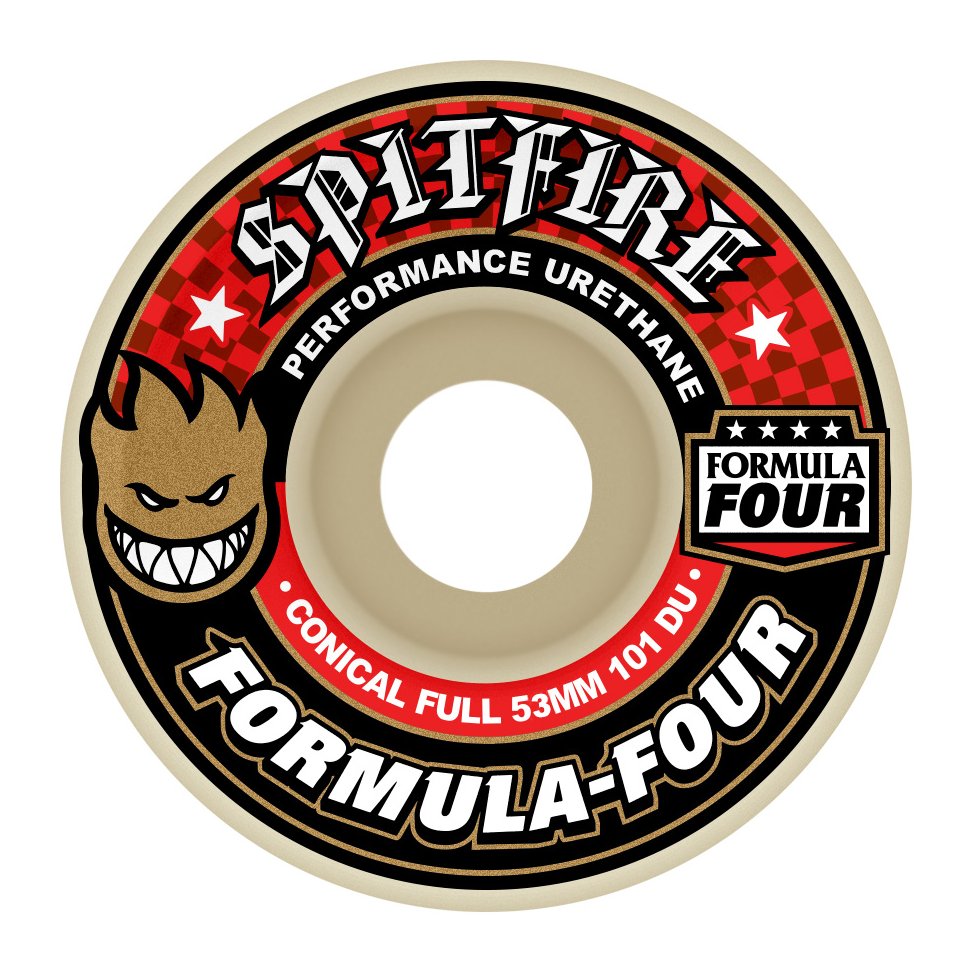Spitfire Wheels (jeu de 4) 53mm F4 101A Conical Full