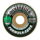 Jeu de 4 roues Spitfire Formula Four Conical 53mm 101D, print vert
