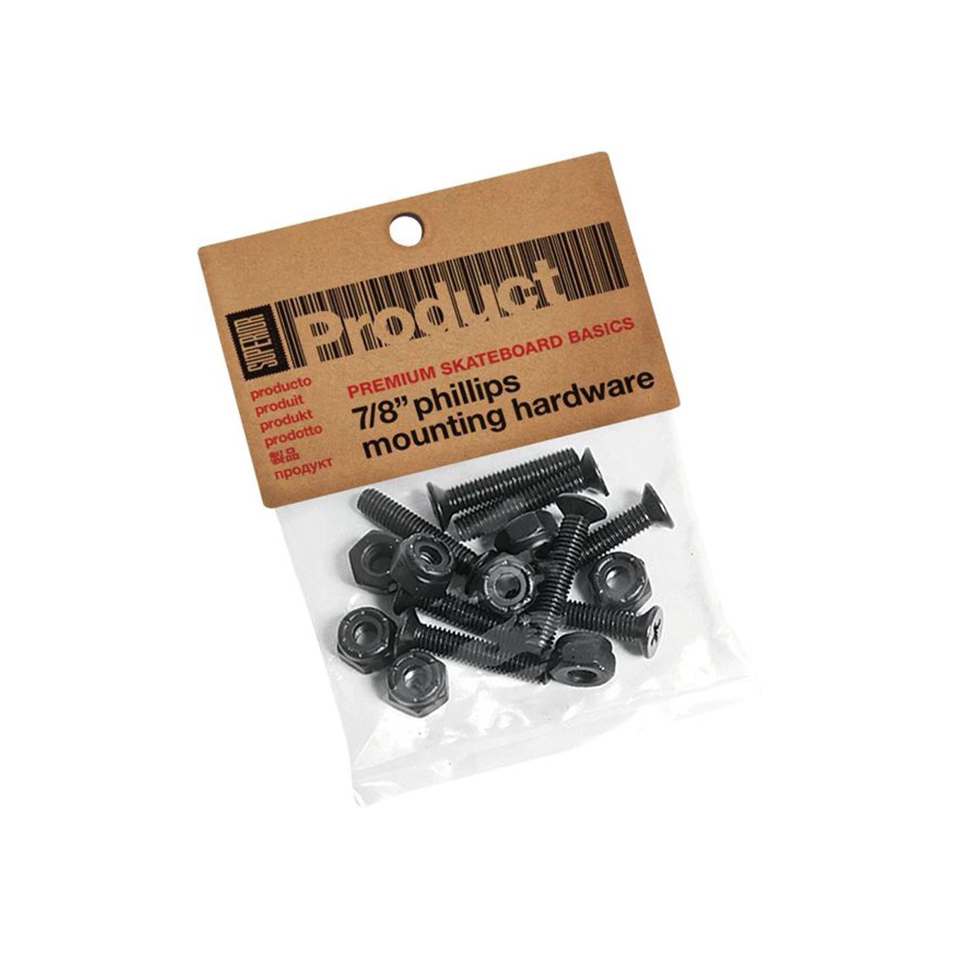 Superior Visserie (jeu de 8 Vis) Cruci 0.875 Pouce