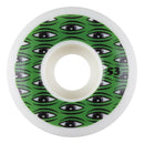 Jeu de 4 roues de skate Toy Machine All Seeing 53 mm blanc et vert