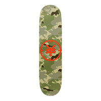 Deck de skate Zoo York ZY Camo Spec Multi 8.0 avec graphique camouflage multicolore