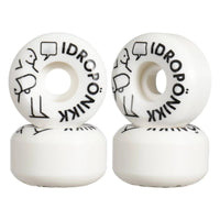Pack de 4 roues de skate Hydroponic Hykea 100A blanches