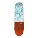 Planche de skate Verb Marble Dip au motif marbré, vue de la face graphique