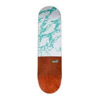 Planche de skate Verb Marble Dip au motif marbré, vue de la face graphique